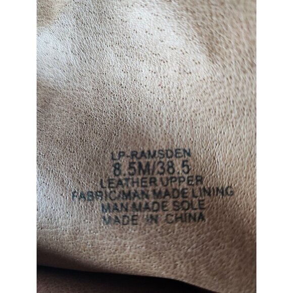 Lucky Brand Womens Ramsden Over The Knee Boots Sz 8.5M Black Leather Heeled Tall - Picture 13 of 13